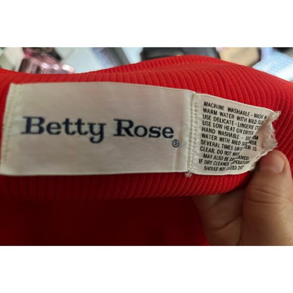 Vintage 60s Betty Rose ILGWU Red White Light Coat Mod Jacket Small Medium Retro - Picture 8 of 9